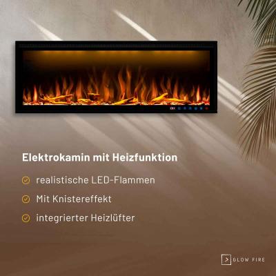 Preview: Electric wall fireplace Smart Wall 50